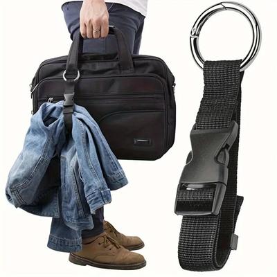 2Pcs Travel Luggage Fixed Strap with Release Buckle Portable Luggage Strap Anti-Theft Backpack External Belt Jacket Holder.