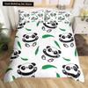Panda King Full Bedidng Set Kids Romantic Bedding Set Cartoon Animal Duvet Cover Bicycle Balloon Dragonfly Polyester Quilt Cover