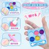 VBACALA Make-up Spielzeug, 32-teiliges farbiges Make-up Set für Mädchen, Prinzessinnen Schminktisch Spielzeug, Rollenspiel, Make-up Spielzeug mit Handtasche, Weihnachten, Geburtstagsgeschenk, Blau