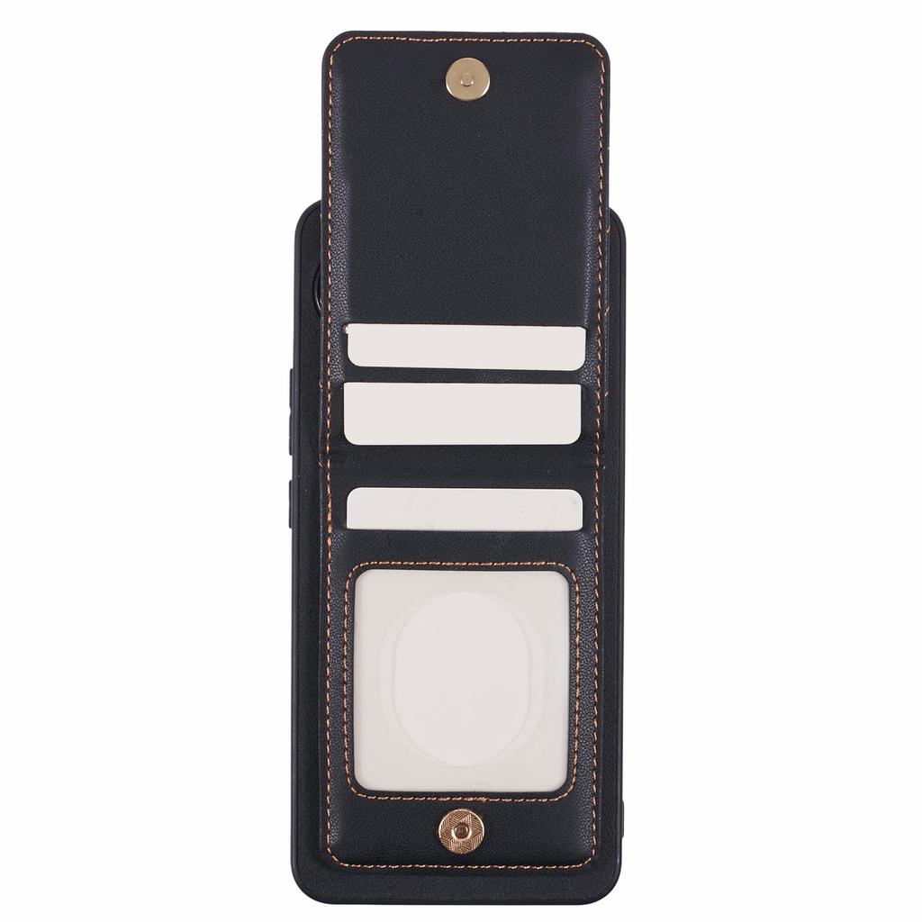 For OnePlus Nord 4 Phone Case Rhombus Adhesive Card Bag with Kickstand RFID Blocking