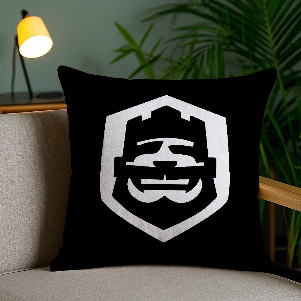 Game C-Clash Of C-clans Cute Fighting Pillow Case Sofa And Living Room Decorative Cushion Covers Dust-proof And Mite-proof F