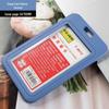 Vertical & Horizontal Double-Sided Transparent Employee Badge Holder with Color Options