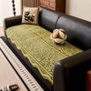 New Four-Season Universal Special-Shaped Sofa Cushion Irregular Cover Cloth Fixed Combination Straight Row Leather Sofa Seat Cushion