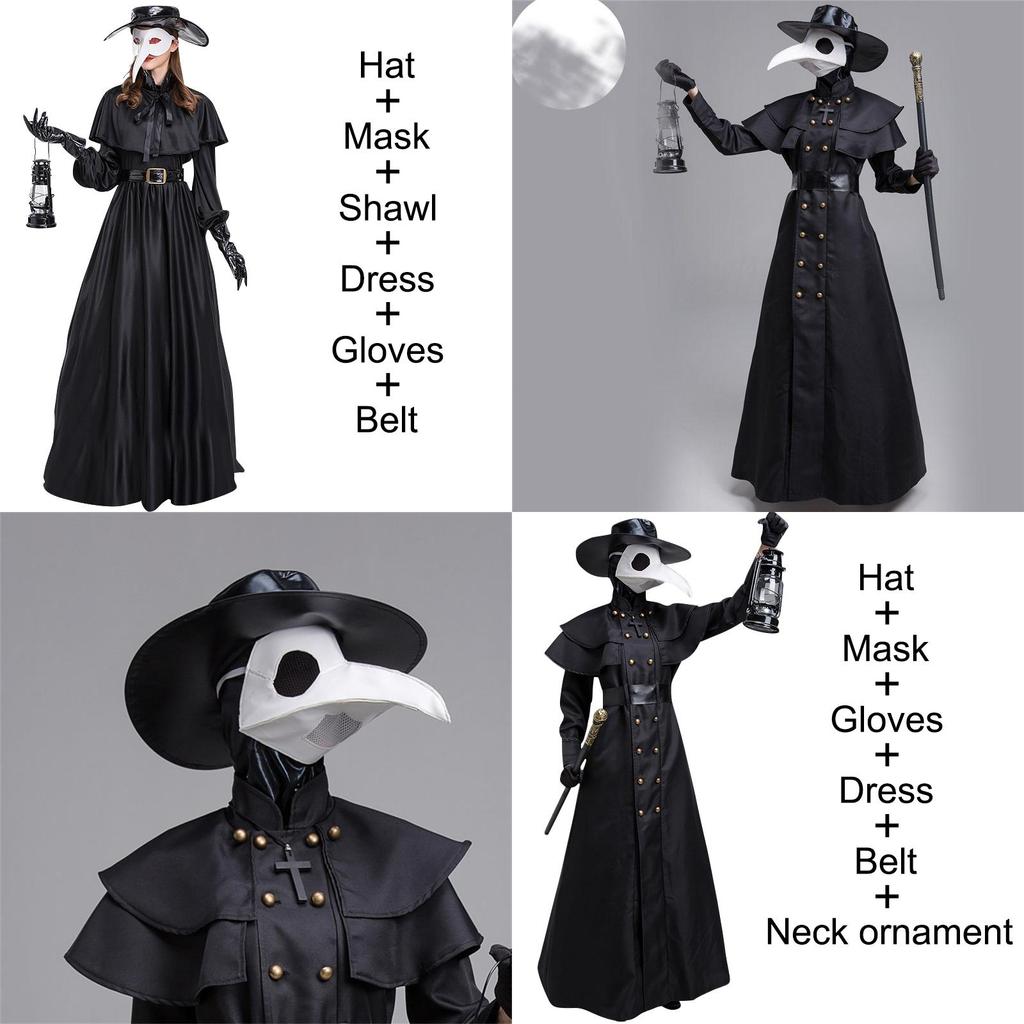 Bring The Middle Ages To Life With This Plague Doctor Costume Perfect For Halloween Cosplay And Performance Costumes