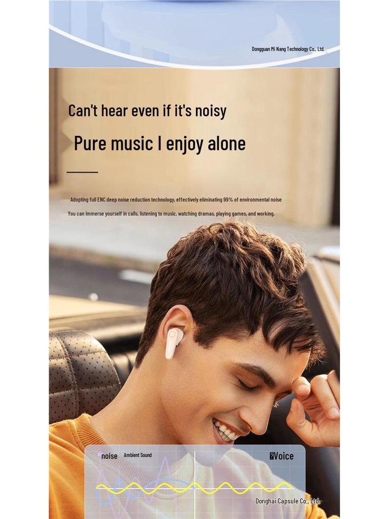 2026 Touch Bluetooth Earbuds for Apple, Xiaomi, Vivo - Super Long Battery Life, In-Ear Design