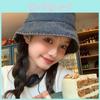 Hat Denim Bucket With Short Brim Lightweight Sunproof Summer Fashion Women For