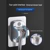 ZISIZ Punch-Free Shower Head and Hose Set