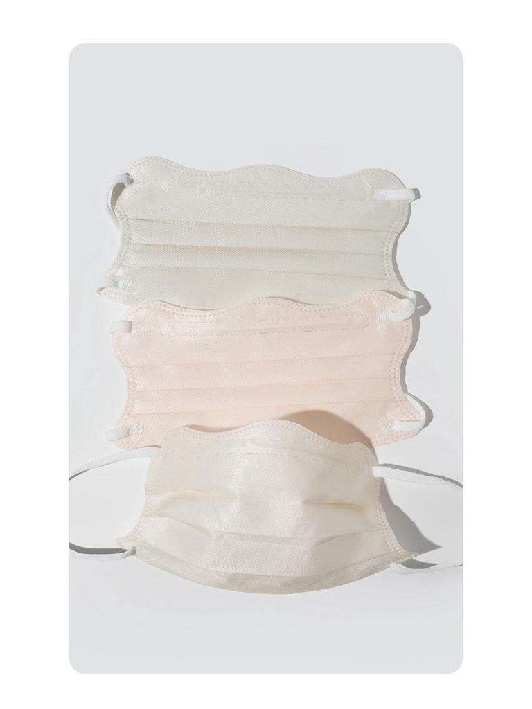 Butterfly-Shaped Golden Wind & Jade Dew Adult Disposable Mask, 3-Layer Protection, Spring/Summer 2025