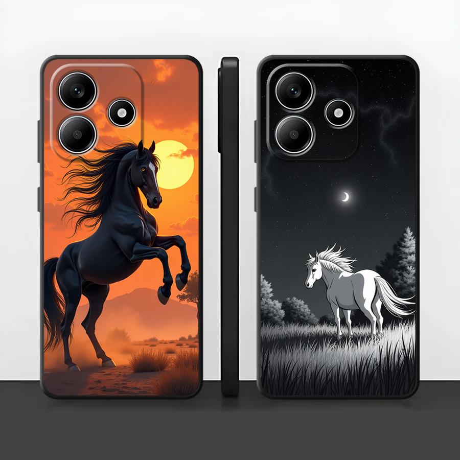 Phone Cover Case for Xiaomi Redmi Note 14 11S 14C A5 A4 13 Pro Plus 12S A3 A1 A2 10 K80 K40 9 8 7 12 11 Pro 12C 13C Sky Horse