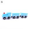 3Pcs/Set Magnetic Wooden Mini Train Carriage Model Educational Kids Toy Gift
