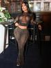 Women's Fashion Leopard Print High-Waist Two-Piece Set