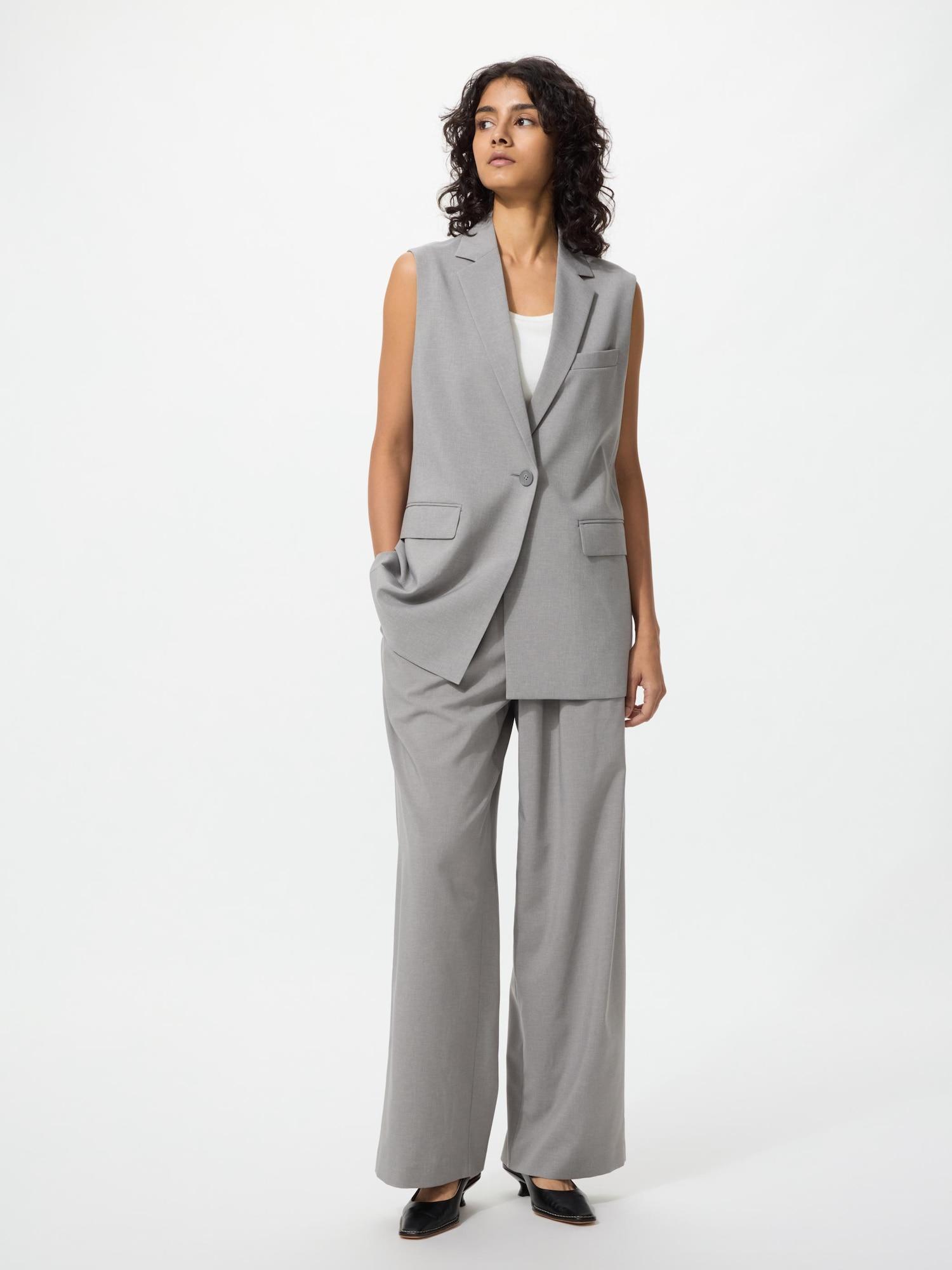 

Uniqlo Япония Брюки с легкими складками 03 GRAY/XS