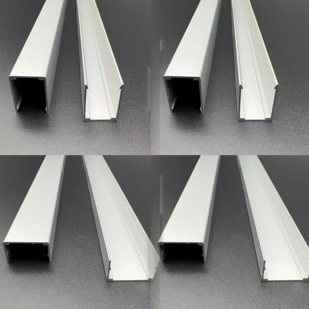 U-Shaped LED Strip Light Channel with Aviation Aluminum Shell and Mounting Clip