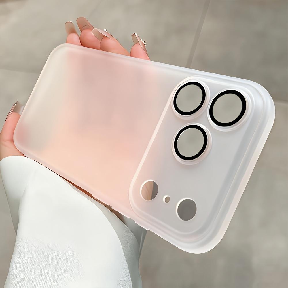 Matte Translucent Phone Case For For Iphone 17 16 1 14 13 Pro Max 17Pro 16Pro Air Lens Protect Ultra Slim Clear Back Cover