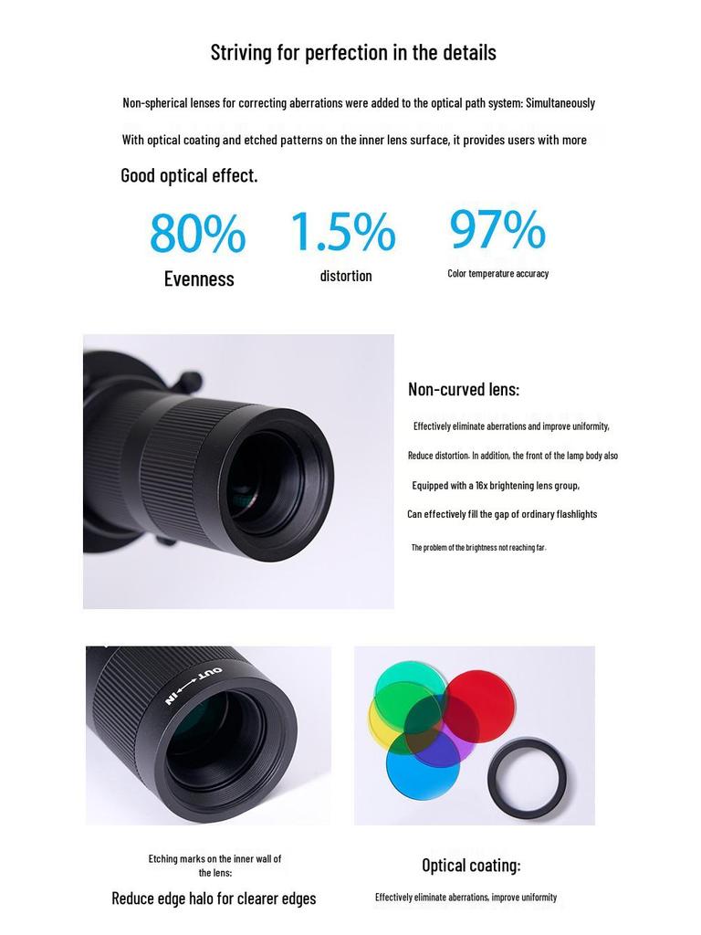 Yingbang S20 Lighting - Perfect for Creative Shooting, Weddings, Videography, Portraits, and Atmosphere Enhancement