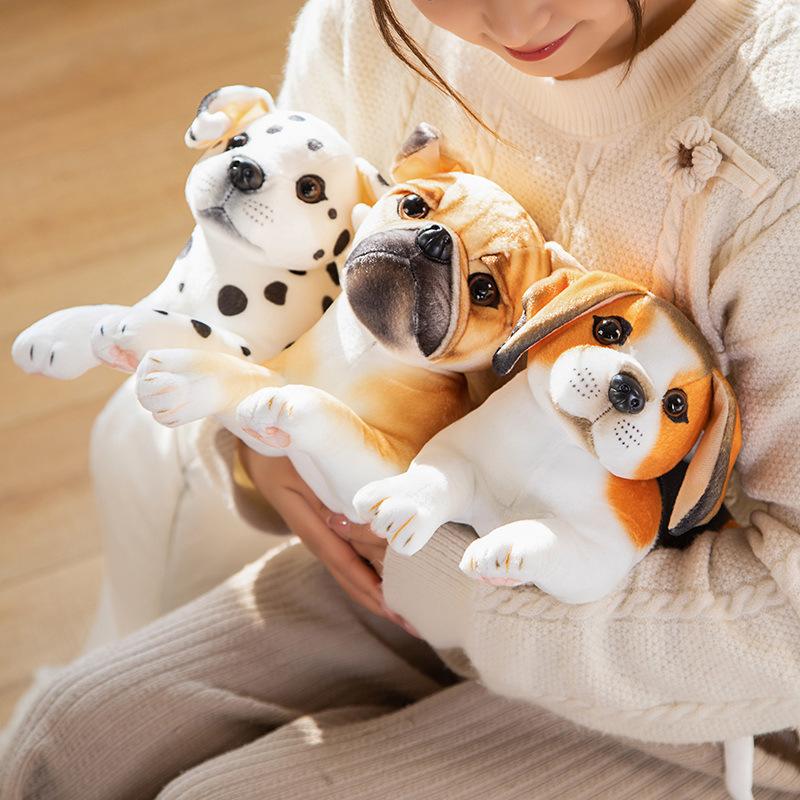 Cute Simulation Husky Akita Doll Plush Toy Puppy Dog Collie Doll Children's Doll