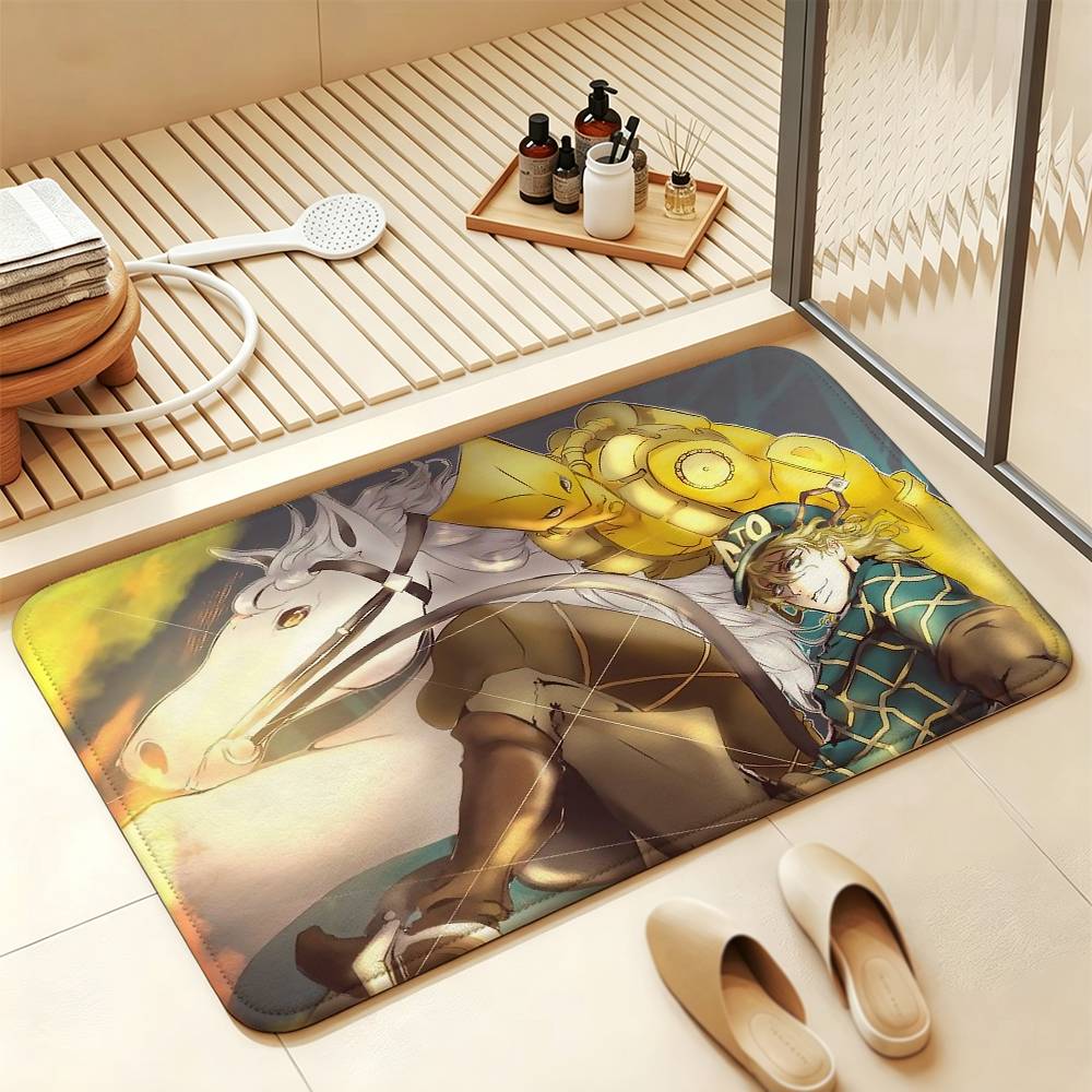 Jojo D-Diego Brando Soft Comfortable Short Plush Rug Carpet mat Anti‑Slip Floor Mat Machine Washable Home Decor