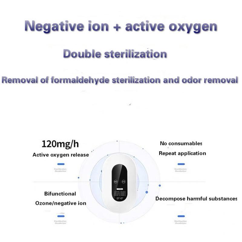 Stroj na dezinfekciu vzduchu Ozón Kuchyňa Sterilizácia Domácnosť Odstránenie formaldehydu Toaleta Dezodorant pre domáce zvieratá Malá čistička