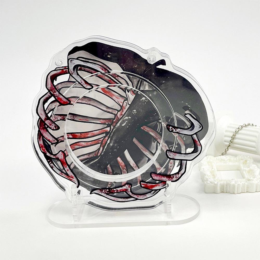 New 58/75MM Acrylic Photo Frame Badge Protection Photo Frame Gothic Style and Snake Badge Decoration Storage Display Frame