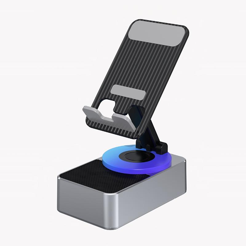 Universal Wireless Speaker Phone Holder For Iphone For Samsung Huawei Xiaomi Foldable Tablet Stand Bracket For Video Tv Movie