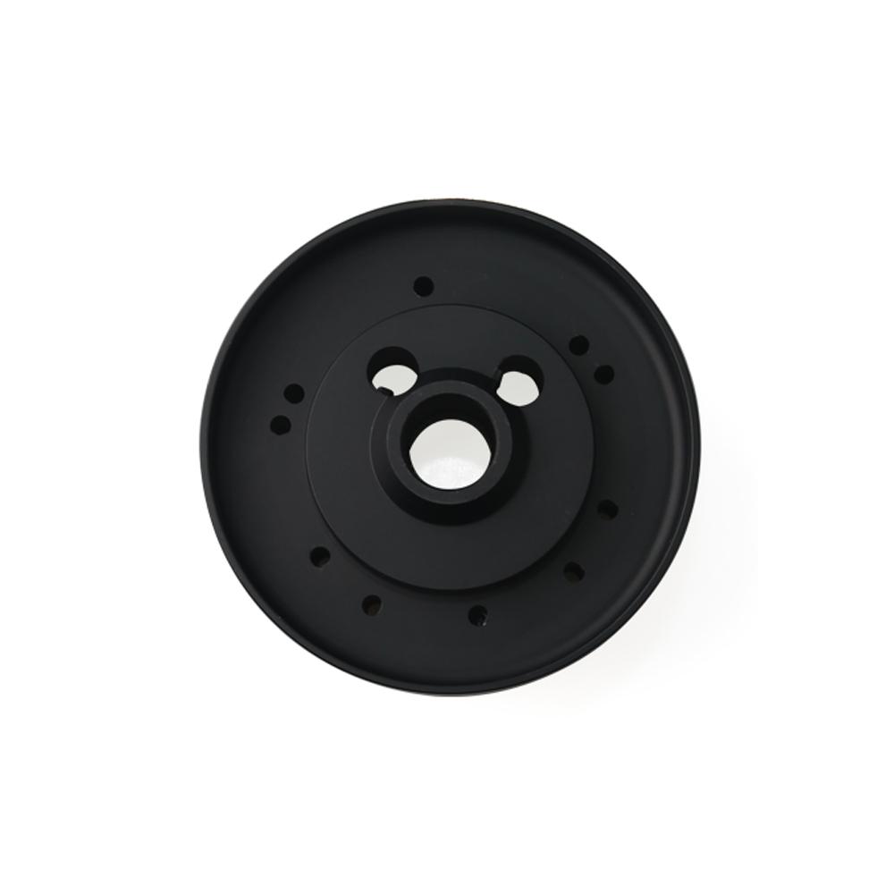 5&6 Hole Steering Wheel Hub Adapter for Chevy GMC Truck 1969-1994, Black