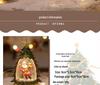 Christmas Tree Luminous Crystal Ball Ornament – Tabletop Snowing Night Light Decoration