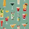 Outdoor Dekostoffe Oxford - Motiv Cocktail | Dx8322