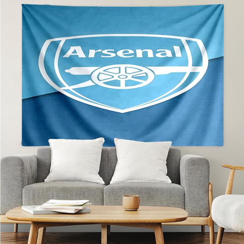 Arsenal Football Club Crest Tapestry Hanging for Bedroom,Livingroom, Playroom,Decor Art Room Wall Tapestry Holiday and Birthday Gifts