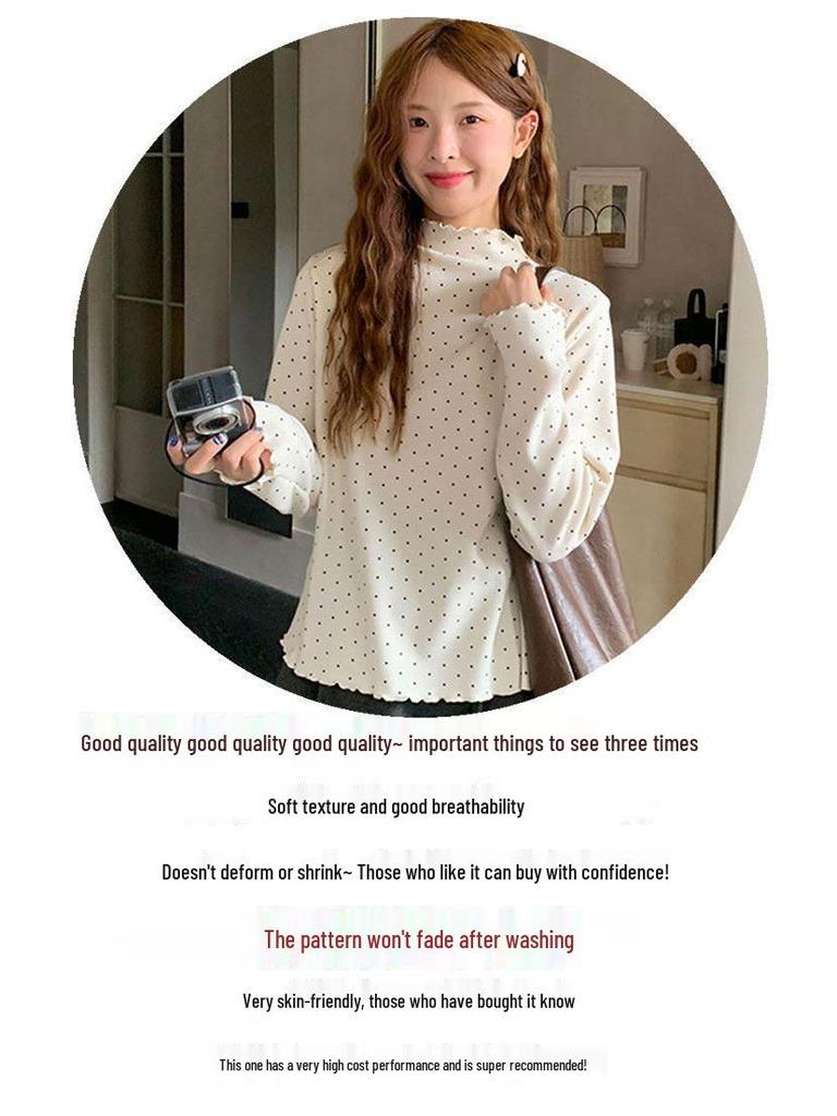 Autumn/Winter Slim Fit Long-Sleeve Top for Women - Spicy Girl Style, Flattering and Versatile