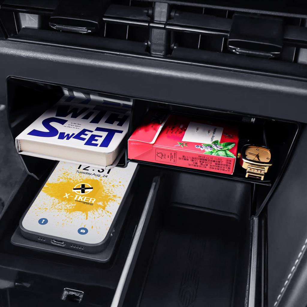 For 2025 Toyota Camry (XSE/XLE/SE/LE) Center Console Organizer Tray Car Storage Accessories Middle Console Interior Organizer