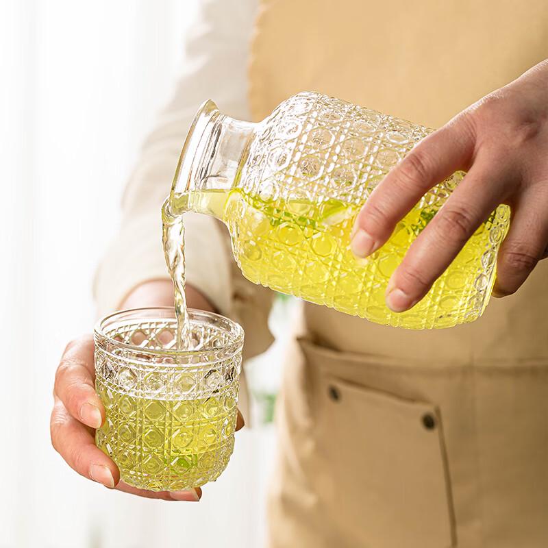 LOVWISH Leqing Glass Cup and Pot Set