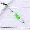 Beadable Ballpoint Pens DIY Pen, Colorful Fancy Beaded Crafting Gift for Students, Party Favors, Creative Office Supplies Novelty Rainbow