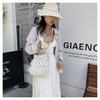 Retro Woven Bag Women's Summer 2025 New Hollow Crochet Bucket Bag Seaside Vacation Beach Bag Messenger Bag