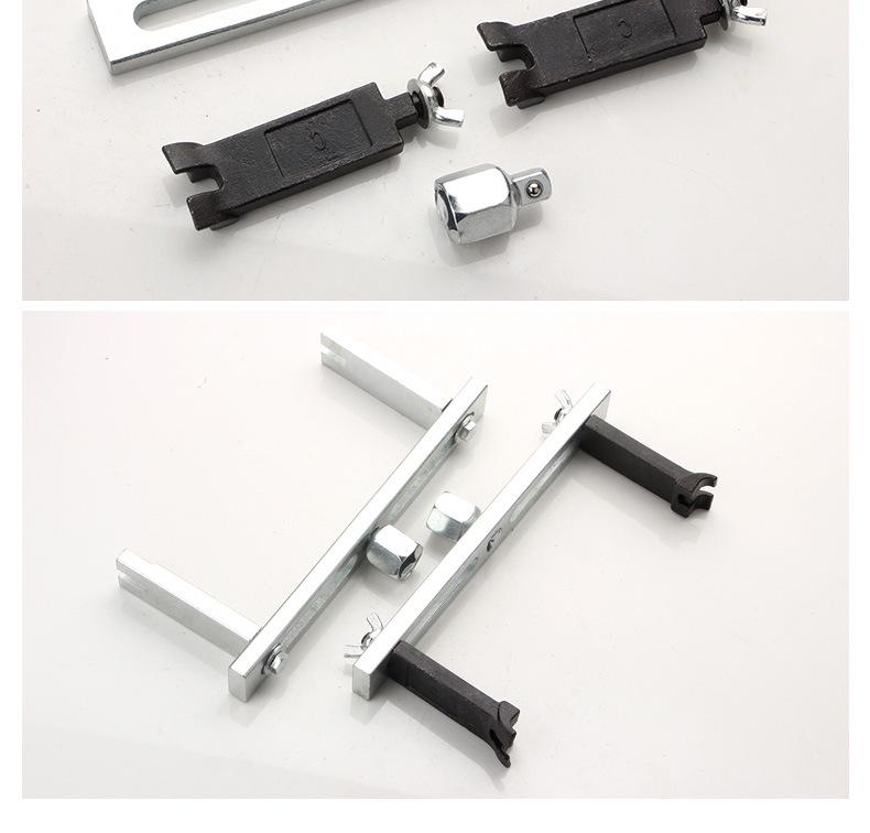 Adjustable Universal Fuel Pump Cap Wrench with Right Angle and Claw Design