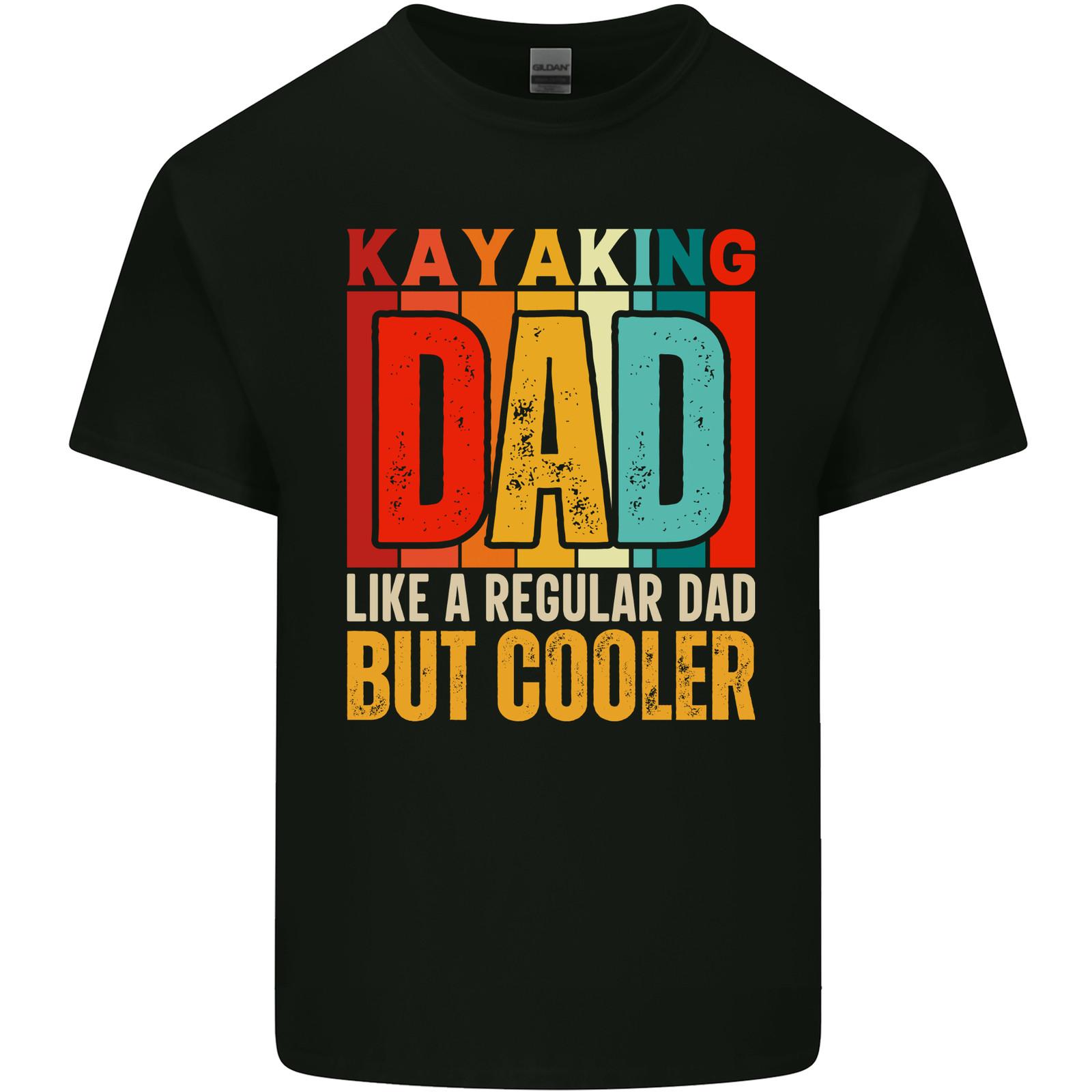 Kayaking Dad But Cooler Funny Kayak Mens Light Cotton T-Shirt Mens Womens Tees Top L