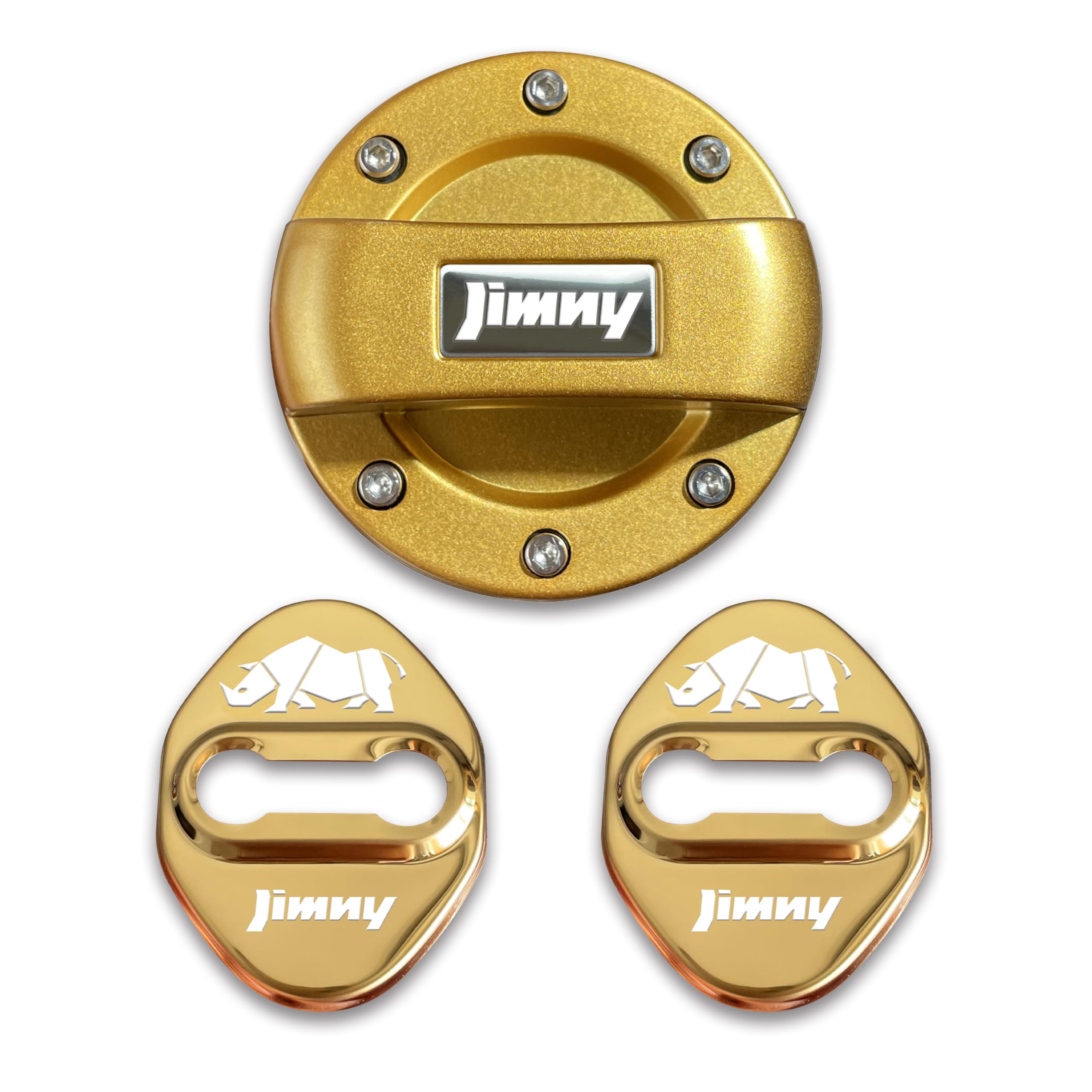 

Jimny Крышка топливного бака Ограничитель двери крышки топливного бака Замок двери Клейкий тип Комплект Крышка, Крышка, Крышка, Крышка, (Золото) [Использовал]