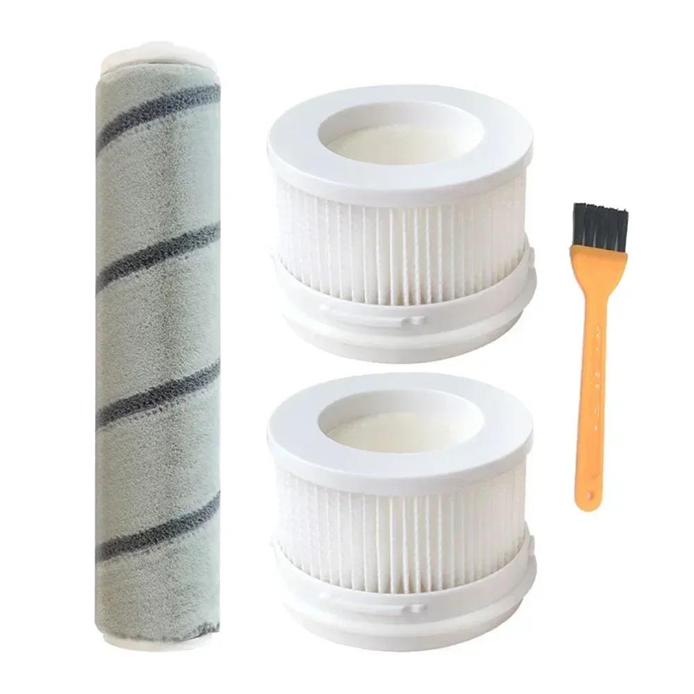 HEPA Filter Roller Brush for Xiaomi Mijia 1C K10 MJWXCQ04ZM Handheld Wireless Vacuum Cleaner, Replacement Filter Parts