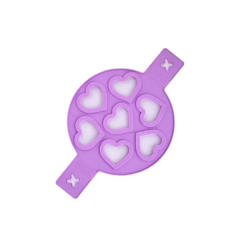 1Pcs Nonstick Pancake Molds Ring Silicone Fried Egg Mould Reusable Pancake Maker Egg Ring Kitchen Cooking Baking Tools