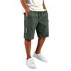 Men's Running Shorts with Reflective Strip, Zipper Pockets, Straight Fit for Athletic Performance