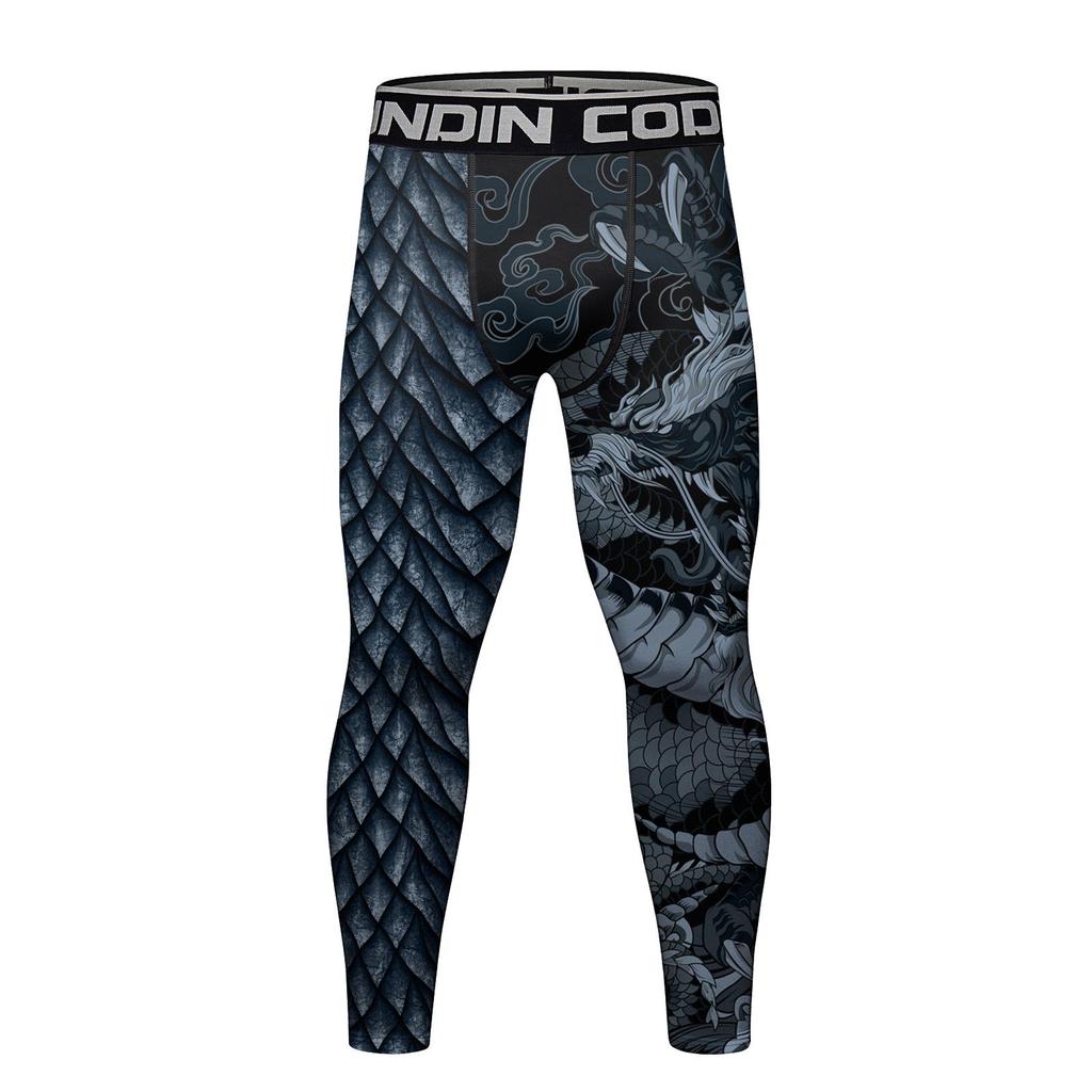 Men's Autumn Sports Compression Pants: Running & Basketball