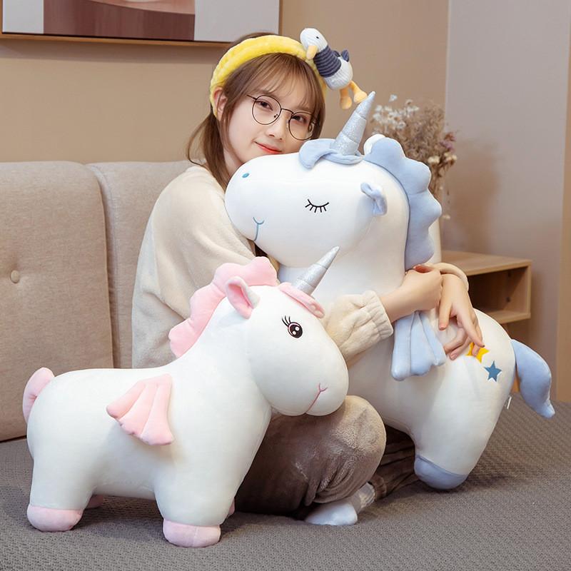 Adorable Unicorn Plushie Toy Cute Cartoon Doll Girls Sleep Birthday Present