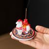 Resin Zodiac Pony Incense Burner Pony Shape Cense Holder Indoor Incense Burner  Realistic Crafts