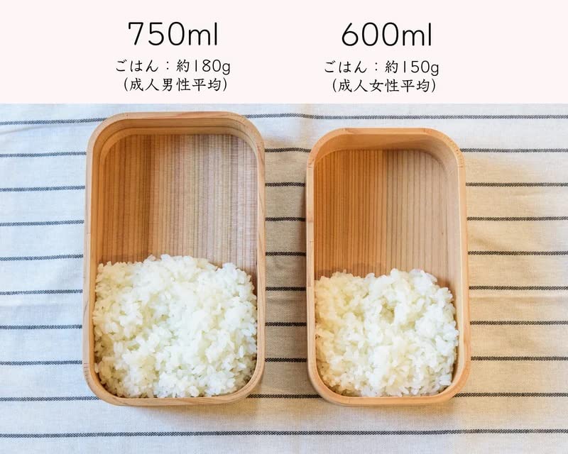 Mitsuboshi Bento Box 750ml Wappa Bento That Is Washable with Detergent and Easy To Clean Made In Japan