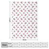 Sweet cherry pattern Throw Blanket Extra Large Throw Blanket throw blanket for sofa Shaggy Blanket