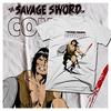 Barbarian T-shirt Retro Warrior Savage Viking Era Swordsman Anime S-2XL Tee