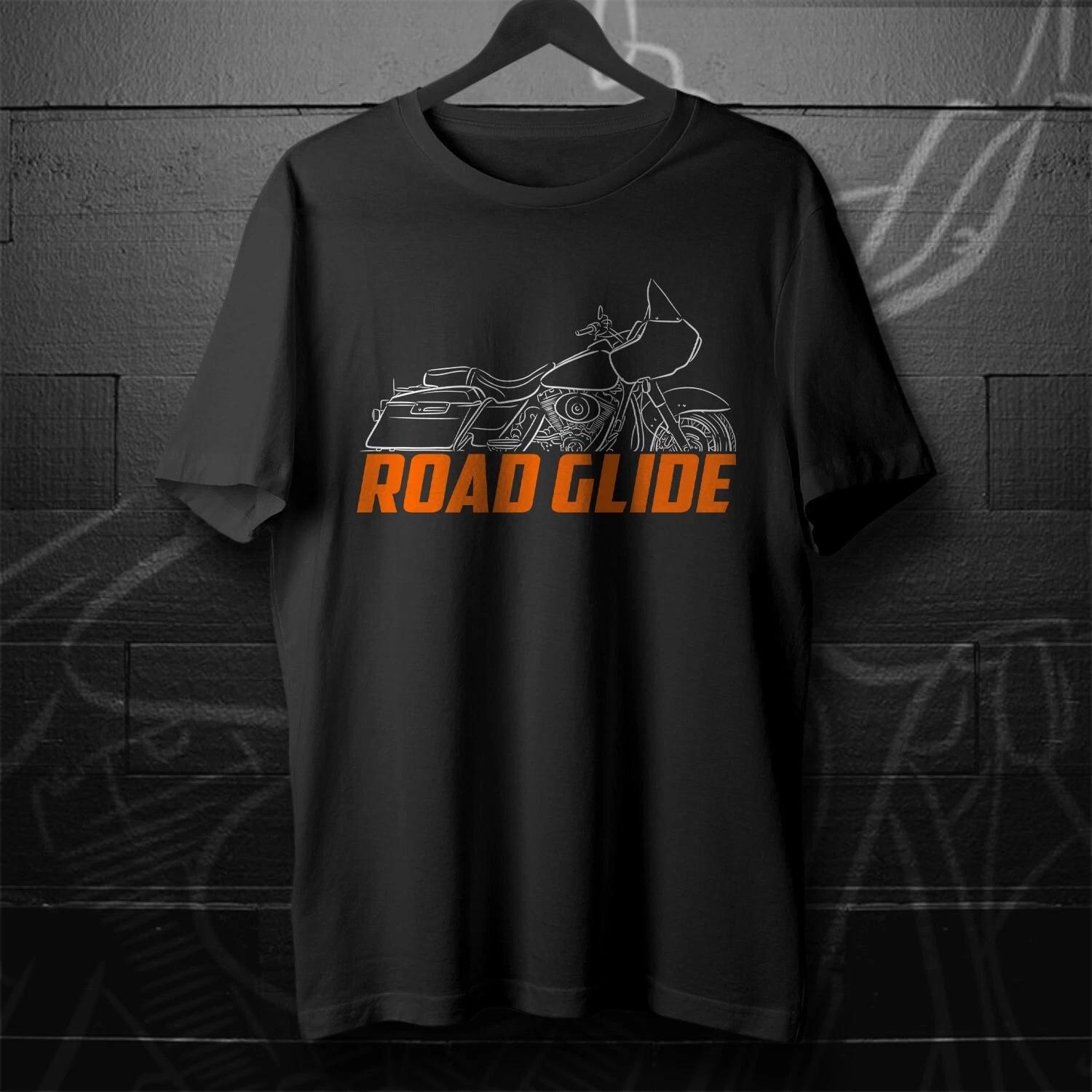 

For Harley-Davidson Road Glide FLTR(I) 1998-2009 fans - Motorcycle T shirt Biker 3XL