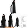 Game Theme Witch Costume For Women With Knitted Fabric For Halloween Party Dress Up
