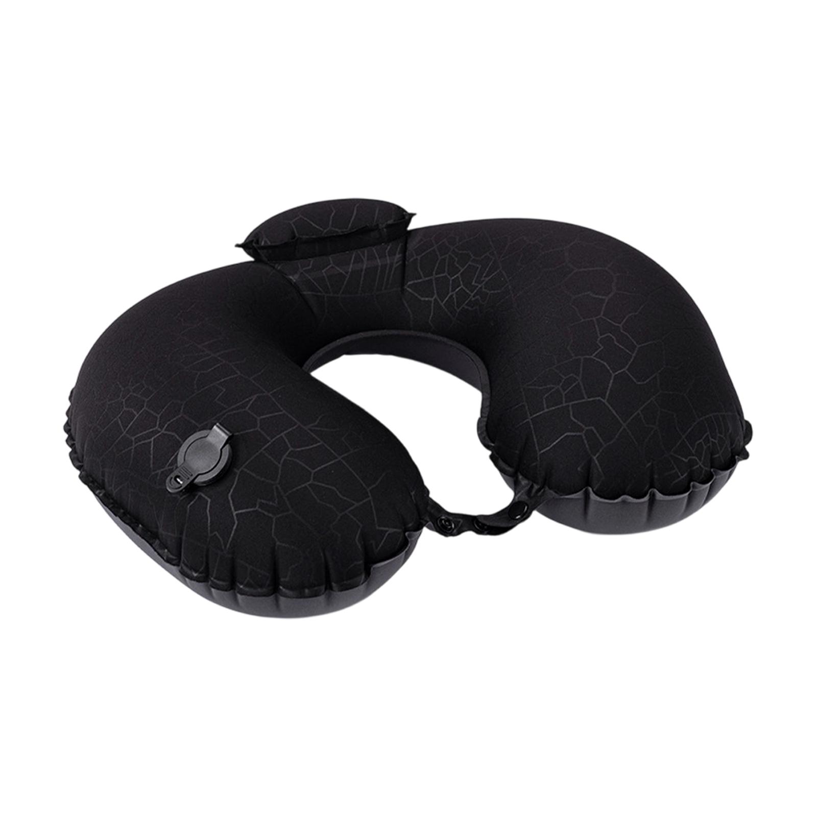 Inflatable Camping Pillow Neck Support Portable Multiuse Headrest Lightweight