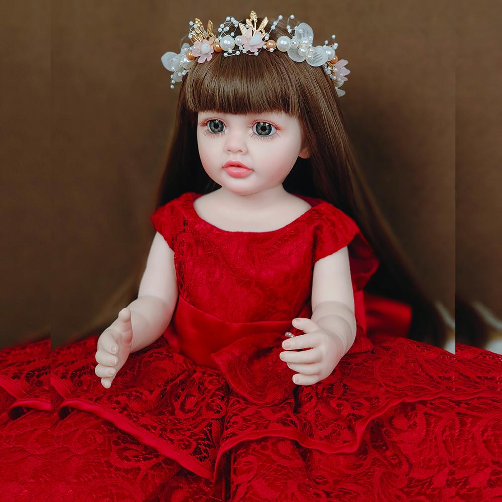 55 cm tělové lepidlo omyvatelné Simulace panenka Reborn Dětské hračky.Bebe Reborn dárek Reborn Baby Doll