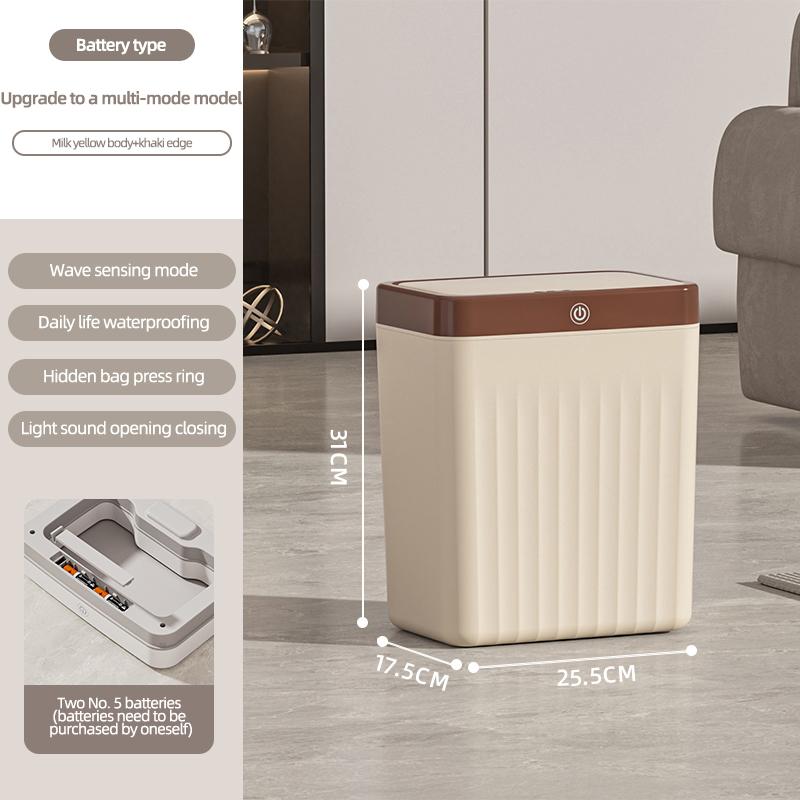 Smart Bathroom Trash Can Touchless Automatic Sensor Garbage Bin Large Capacity Induction Trash Can For kitchen Toilet Wastebaske